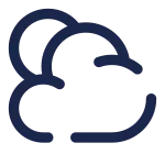 Cloud Sun SVG Icon